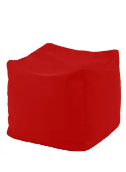 Fotoliu taburet cub teteron red pretabil si la exterior umplut cu perle polistiren
