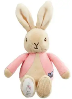 Jucarie zornaitoare din plus Flopsy, Peter Rabbit, 16 cm