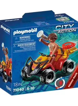Playmobil PM71040 Vehicul Pullback de Salvare pe Plaja