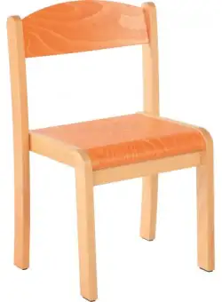 Scaun portocaliu marime 2 cu protectie fetru
