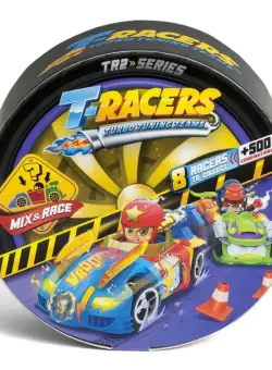Set masinuta cu o figurina T-Racers Turbo Tuning Teams Seria 2
