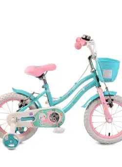 Bicicleta pentru fetite Moni Space tourism 14 inch Turquoise
