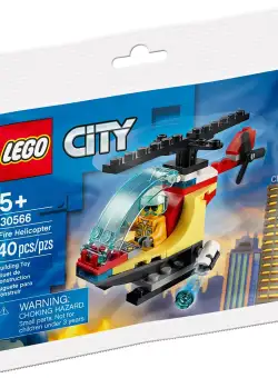 CADOU - LEGO® City - Elicopterul Pompierilor (30566) | in limita stocului disponibil