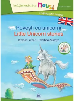 Carte Povesti cu unicorni - Bilingv + Joc Domino pentru copii, Editura DPH