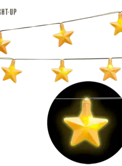 Ghirlanda luminoasa stelute 2,5 m  Widmann Italia 08178