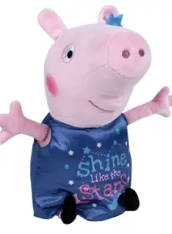 Jucarie din plus Peppa Pig Shine like the stars, 25 cm
