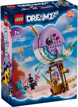 LEGO® Dreamzzz - Balonul cu aer cald in forma de narval al lui Izzie (71472)