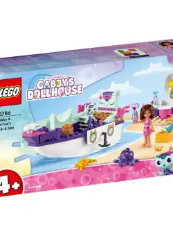 LEGO® Gabbys Dollhouse - Barca cu spa a lui Gabby si a Pisirenei (10786)