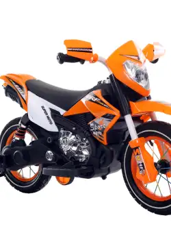 Motocicleta electrica cu roti gonflabile Nichiduta Super Moto Orange