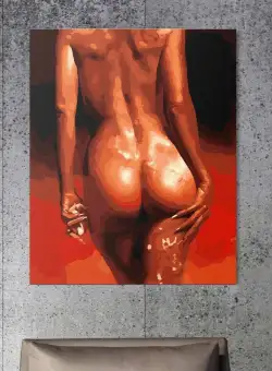 Nude woman - Pictură pe numere