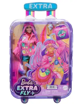 Papusa cu accesorii de festival, Barbie Extra Fly Desert, HPB15