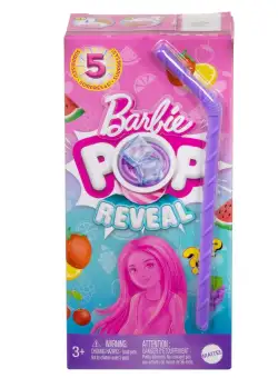 Papusa surpriza Barbie Chelsea, Pop Reveal Fruit, 5 surprize, HRK58