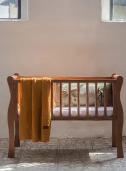 Patut mic co-sleeping din lemn Noble Vintage 90 x 40 cm