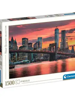 Puzzle 1500 piese Clementoni High Quality Collection East River At Dusk 31693
