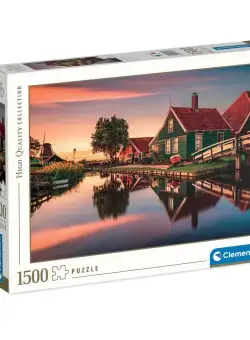 Puzzle 1500 piese Clementoni High Quality Collection Zaanse Schans 31696