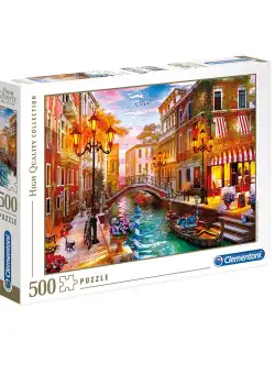 Puzzle 500 piese Clementoni Sunset Over Venice
