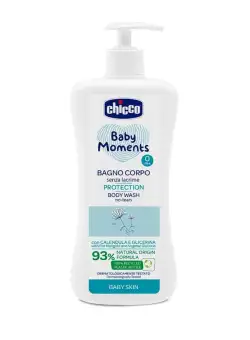 Sampon fara lacrimi Chicco Baby Moments Baby Skin 500 ml 0 luni+