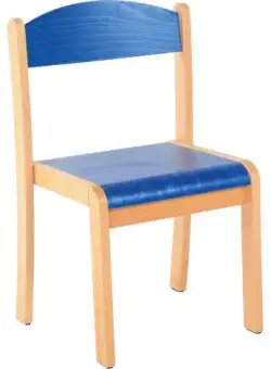 Scaun albastru marime 1 cu protectie fetru