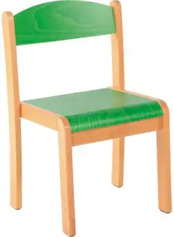Scaun verde marime 2 cu protectie fetru