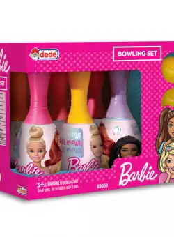 Set bowling cu 6 popice si bila Barbie