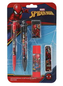 Set instrumente de scris, Spiderman, 5 buc