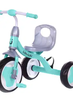 Tricicleta pentru copii KikkaBoo cu suport sticluta apa Paddi Verde