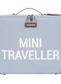 Valiza pentru copii Childhome Mini Traveller Gri